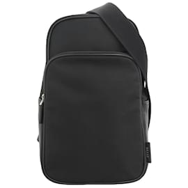 Bally-Sac à dos BALLY en nylon noir et cuir-Noir