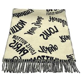 Louis Vuitton-Louis Vuitton Echarpe Cities Scarf-Navy blue