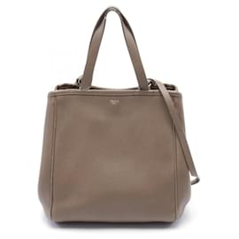 Céline-Celine Small Fold Cabas Tote Bag-Beige