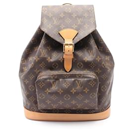 Louis Vuitton-Louis Vuitton Montsouris GM Backpack-Brown
