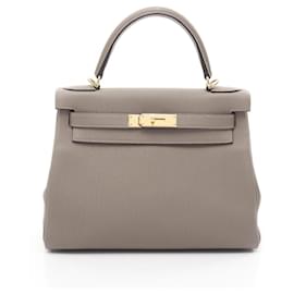 Hermès-Hermes Kelly 28 Handbag-Beige