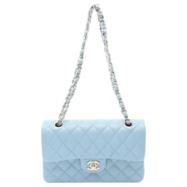 Chanel-Chanel Matelasse W-Flap Shoulder Bag-Blue
