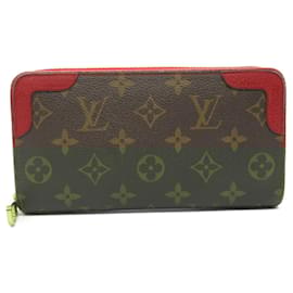 Louis Vuitton-Louis Vuitton Zippy Wallet-Brown,Red
