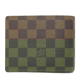 Louis Vuitton-Louis Vuitton N60011 Portefeuille Florin Bi-fold Wallet-Damier ebene