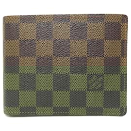 Louis Vuitton-Louis Vuitton N60011 Portefeuille Florin Bi-fold Wallet-Damier ebene