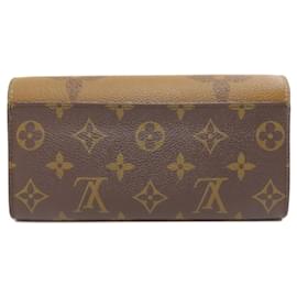 Louis Vuitton-Louis Vuitton Monogram Reverse Long Wallet-Monogram