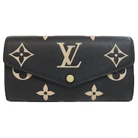Louis Vuitton-Louis Vuitton M80496 Portefeuille Sarah Long Wallet-Black