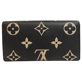 Louis Vuitton-Louis Vuitton M80496 Portefeuille Sarah Long Wallet-Black