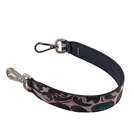 Fendi-Fendi Mini Strap You Leopard Shoulder Bag-Black,Multiple colors
