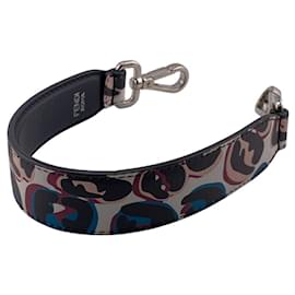 Fendi-Fendi Mini Strap You Leopard Shoulder Bag-Black,Multiple colors
