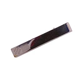 Louis Vuitton-Louis Vuitton Damier Silver Tie Pin-Silvery