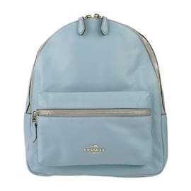Coach-COACH Charlie Medium Backpack in Light Blue-Light blue