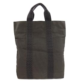 Hermès-Sac Cabas Hermes Air Line-Marron