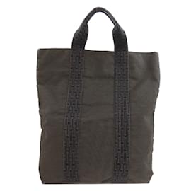 Hermès-Sac Cabas Hermes Air Line-Marron