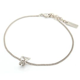 Bracciale in argento con charm Saint Laurent Argento