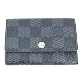 Louis Vuitton-Louis Vuitton Damier Graphite Keycase-Black