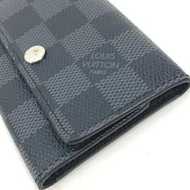 Louis Vuitton-Louis Vuitton Damier Graphite Keycase-Black