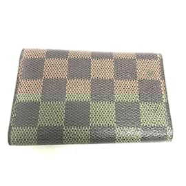 Louis Vuitton-Louis Vuitton Damier Canvas Keycase-Brown,Damier ebene