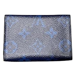 Louis Vuitton-Louis Vuitton Taigarama Discovery Compact Wallet-Blue