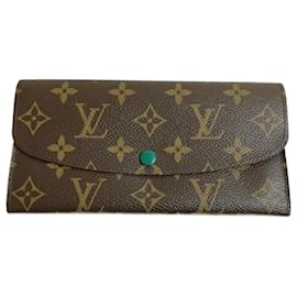 Louis Vuitton-Louis Vuitton Monogram Portefeuille Emily Long Wallet-Light green