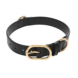 Louis Vuitton-Louis Vuitton Black Canvas and Leather Pet Collar-Black