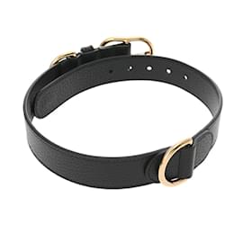Louis Vuitton-Louis Vuitton Black Canvas and Leather Pet Collar-Black