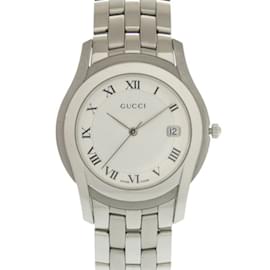 Gucci-Gucci G-Class Date 5500M SS Silver Quartz Watch-Other