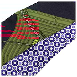Hermès-Hermes Twilly Scarf-Pink,Blue,Multiple colors