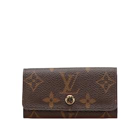 Louis Vuitton-Louis Vuitton Monogram Multicle 4 Key Case-Brown