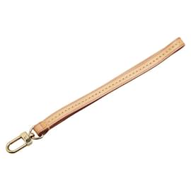 Louis Vuitton-Louis Vuitton Tanned Leather Strap-Beige,Golden