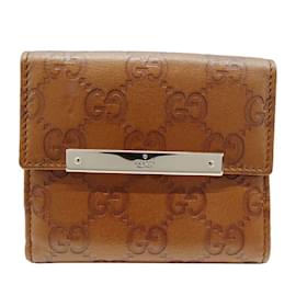 Gucci-Gucci Men's Bi-fold Wallet in Brown-Brown