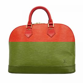 Louis Vuitton-Louis Vuitton Epi Alma Handbag-Red