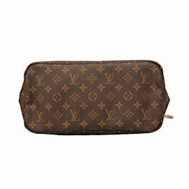 Louis Vuitton-Louis Vuitton Monogram Neverfull MM Tote Bag-Brown,Pink