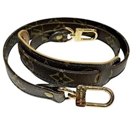 Louis Vuitton-Sangle d'épaule Monogram Louis Vuitton-Marron