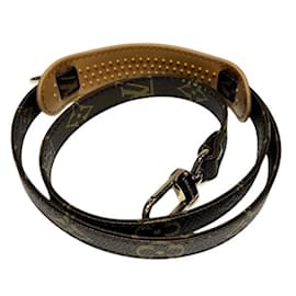 Louis Vuitton-Sangle d'épaule Monogram Louis Vuitton-Marron