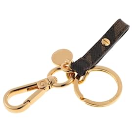 Fendi-Fendi Gold Metal Keyring Charm-Golden