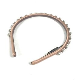 Accessorio per capelli in perle Miu Miu Nero