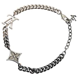 Louis Vuitton-Louis Vuitton LV Instinct Charm Bracelet-Black,Silvery