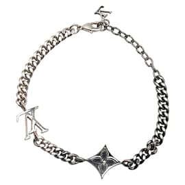 Louis Vuitton-Louis Vuitton LV Instinct Charm Bracelet-Black,Silvery
