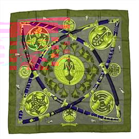 Hermès-Hermes Carré 90 Daimyo Prince of the Land Rising Sun Scarf-Other