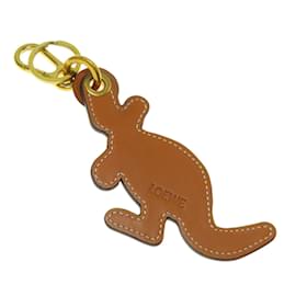 Loewe-Loewe Animal Kangaroo Keychain-Brown