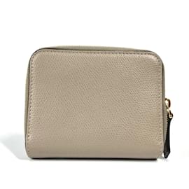 Fendi-Fendi Logo Compact Bi-fold Wallet-Grey