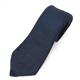 Louis Vuitton-Gravata de seda navy Louis Vuitton-Azul marinho