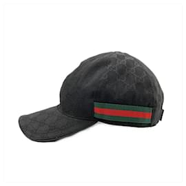 Gucci-Gucci GG Canvas Baseball Cap-Black