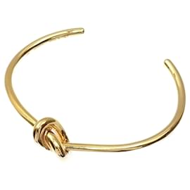 Céline-Celine Knot Extra-Thin Gold Charm Bracelet-Golden