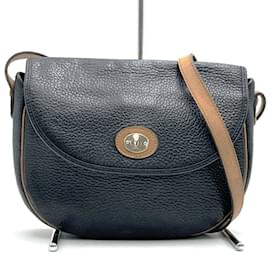 Christian Dior-Christian Dior Black Leather Shoulder Bag-Black