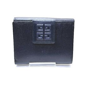 Portafoglio bi-fold Givenchy 4G per donne Nero