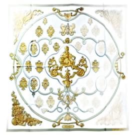 Hermès-Hermes Sky Blue Scarf-Light blue