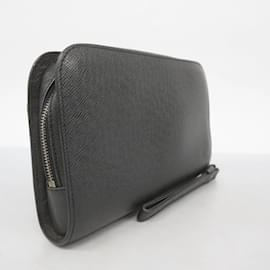 Louis Vuitton-Louis Vuitton Taiga Baikal Clutch Bag-Grey