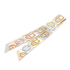 Hermès-Foulard Bouclerie d'Attelage Twilly Hermes-Multicolore